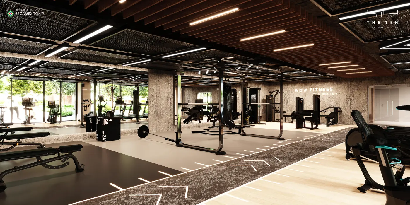 Phòng gym tầng 1 tòa A